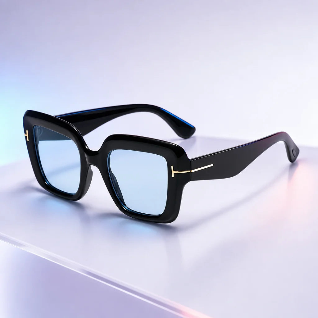 Square-frame sunglasses